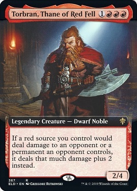 Torbran, Thane of Red Fell Throne of Eldraine Bordless